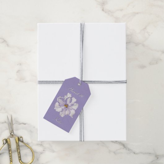 Sweet 16 Lavender Orchid Cadeaulabel (Met Touw)
