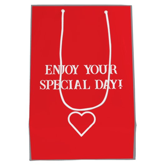 Sweet 16 lineart  medium cadeauzakje (Achterkant)