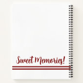 Sweet 16 lineart notitieboek (Achterkant)