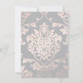 Sweet 16 Luxury Roos gold Balloons Bedankkaart (Achterkant)