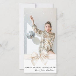 Sweet 16 Luxury Roos gold Balloons Foto Bedankkaart