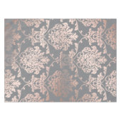 Sweet 16 Luxury Roos gold Damask Tafelkleed (Voorkant (Horizontaal))