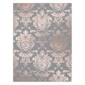 Sweet 16 Luxury Roos gold Damask Tafelkleed (Voorkant)