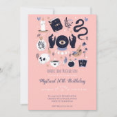 Sweet 16 Magic 16th Birthday Fortune Teller Mystic Kaart (Voorkant)