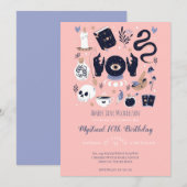 Sweet 16 Magic 16th Birthday Fortune Teller Mystic Kaart (Voorkant / Achterkant)