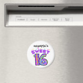 Sweet 16 magneet - creëer uw eigen (Insitu (Vaatwasser))