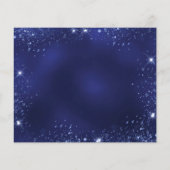 Sweet 16 marineblauwe jurk tiara budget uitnodigin (Achterkant)