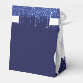 Sweet 16 marineblauwe witte ballonnen bedankt bedankdoosjes (Achterkant)