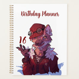 Sweet 16 memories wolf planner