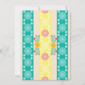 Sweet 16 Mexicaans Fiesta Papel Picado Champagne Kaart (Achterkant)