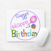 Sweet 16 muismat (Met muis)