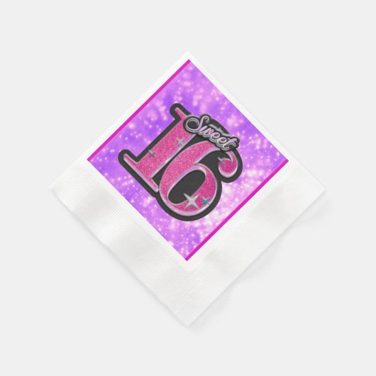 Sweet 16 Napkins Servetten (Hoek)