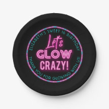 Sweet 16 Neon Glow Birthday Party