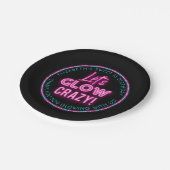 Sweet 16 Neon Glow Birthday Party Papieren Bordje (Gekanteld)