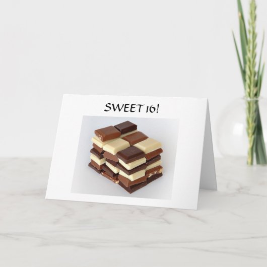 SWEET 16! NOG SWEETER ELKE DAG KAART (Voorkant)