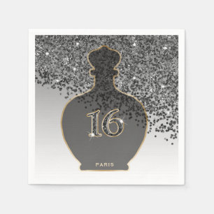 Sweet 16 Noir Geur Black Gold Parijs Boetiek Servet