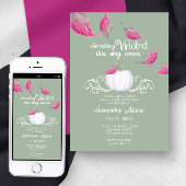 Sweet 16 oktober Verjaardag Uitnodigingen