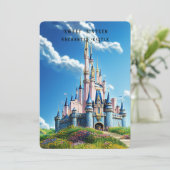 Sweet 16 onverstoorbaar kasteel kaart (Staand voorkant)