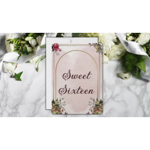 Sweet 16 Paard ontwerp uitnodiging