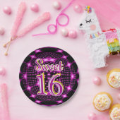 Sweet 16 papieren bordje (Feest)