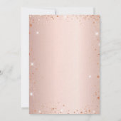 Sweet 16 Paris roos Gold Eiffeltoren luxe Kaart (Achterkant)