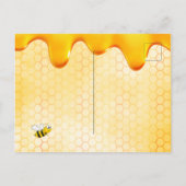 Sweet 16-partijenuitnodiging voor hommels briefkaart (Achterkant)