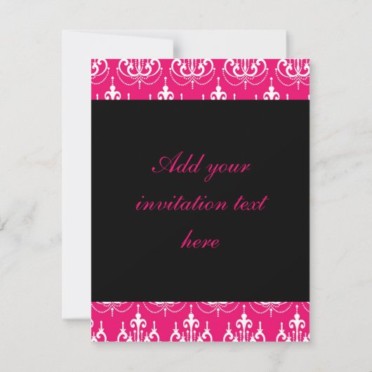 Sweet 16-partijuitnodigingen kaart (Achterkant)