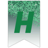 Sweet 16 Party, Falling Green Glitter & 4 foto's Vlaggetjes (Tweede vlag)