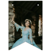 Sweet 16 Party, Falling Green Glitter & 4 foto's Vlaggetjes (Eerste vlag)