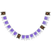 Sweet 16 Party, Falling Paarse Glitter & 4 foto's Vlaggetjes (Alle)