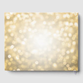 Sweet 16 Party Guestbook Gold Glitter Lights Gastenboek (Achterkant)