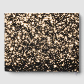 Sweet 16 Party Guestbook Midnight Glam Gold Gastenboek (Achterkant)