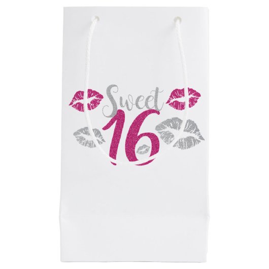 Sweet 16 Party Klein Cadeauzakje (Voorkant)