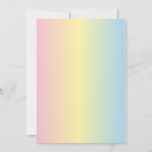 Sweet 16 Pastel tinten & Glitter Verjaardag Kaart (Achterkant)