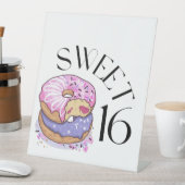 Sweet 16 Pedestal Sign Reclamebord Met Voetstuk (Insitu)