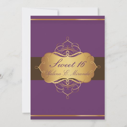 Sweet 16 / pella chocola / tiara kaart (Voorkant)