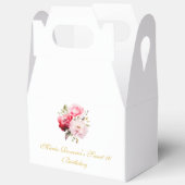 Sweet 16 Personalized Floral Party Favors Bedankdoosjes (Open)