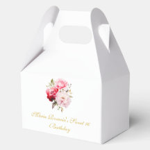 Sweet 16 Persoonlijke Bloemige Feest Favorieten