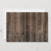 Sweet 16 Pink Baby's Breath Floral Jar Barn Wood Kaart (Achterkant)