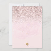 Sweet 16 Pink Diamond Glitters Waterverf Kaart (Achterkant)