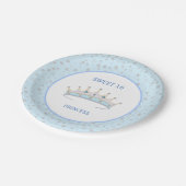 Sweet 16 Princess Tiara & Stars Confetti Papieren Bordje (Gekanteld)