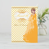 Sweet 16/prinses/polka dots kaart (Staand voorkant)