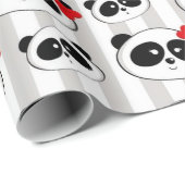 Sweet 16 Quinceanera Panda Cadeaupapier (Rol Hoek)