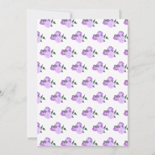 Sweet 16 Red Hair Princess Purple Happy Birthday Bedankkaart (Achterkant)