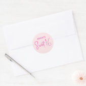 Sweet 16 ronde sticker (Envelop)