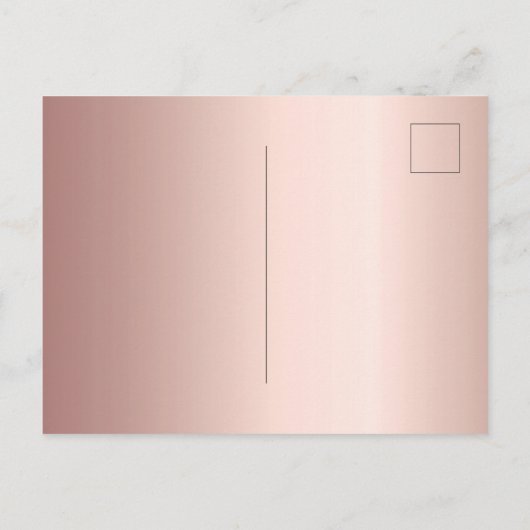 Sweet 16 roos gold pink drips uitnodiging briefkaart (Achterkant)