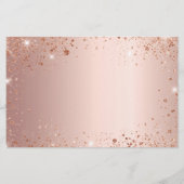 Sweet 16 roos gold save the date kaart (Achterkant)