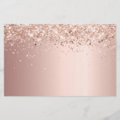 Sweet 16 roos gold save the date kaart (Achterkant)