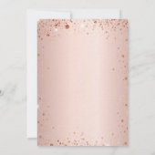 Sweet 16 roos gouden brute luxe glitter kaart (Achterkant)