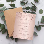 Sweet 16 roos gouden sterren uitnodiging<br><div class="desc">Een moderne, stijlvolle en glamoureuze uitnodiging voor het Sweet 16th verjaardagsfeest van een meisje. Een rozen gouden achtergrond met rozen gouden sterren. De naam is geschreven met een rozen handschrift in goudkleurige stijl. Sjablonen voor uw feestgegevens. Achterzijde: rozen gouden achtergrond. Tip: Als u niet wilt dat het eruit ziet als...</div>